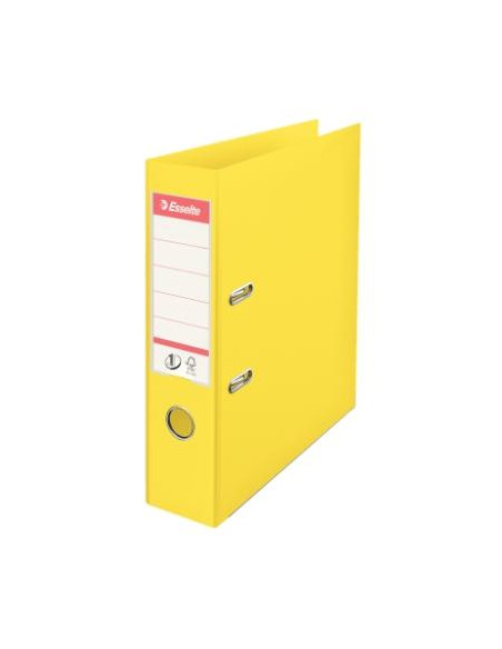 ESSELTE ARCHIVADOR PALANCA VIVIDA A4 LOMO 75MM PP AMARILLO