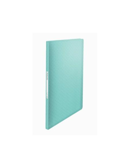 ESSELTE CARPETA CON 60 FUNDAS FIJAS COLOUR´ICE A4 POLIPROPILENO AZUL TRANSLÚCIDO