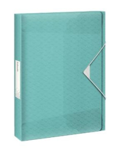 ESSELTE CARPETA DE PROYECTOS COLOUR´ICE CAPACIDAD ADICIONAL A4 POLIPROPILENO AZUL TRANSLÚCIDO