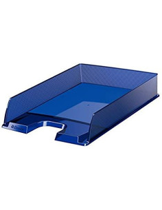 ESSELTE BANDEJAS PORTADOCUMENTOS EUROPOST TRANSPARENTE FORMATO VERTICAL AZUL OSCURO
