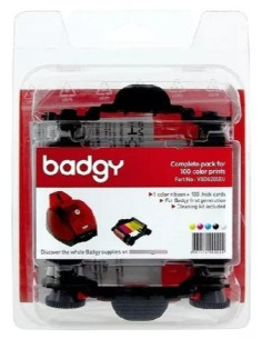 EVOLIS BADGY 200 CINTA COLOR YMCKO PARA 100 IMPRESIONES