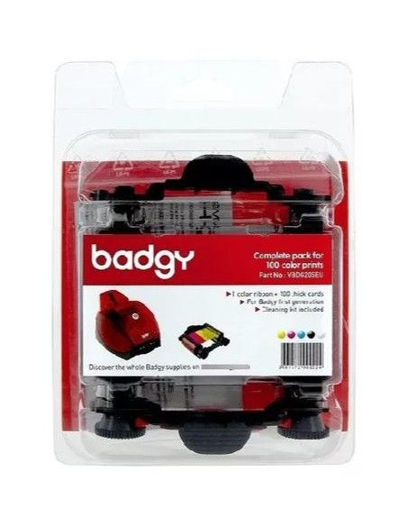 EVOLIS BADGY 200 CINTA COLOR YMCKO PARA 100 IMPRESIONES