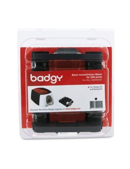 EVOLIS BADGY 200 CINTA MONOCROMO NEGRA PARA 500 IMPRESIONES