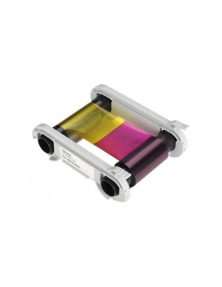 EVOLIS CINTA DE TRANSFERENCIA TÉRMICA DE COLOR CON CINCO PANELES BK  C  M  Y  OVERLAY 200 IMPRESIONES