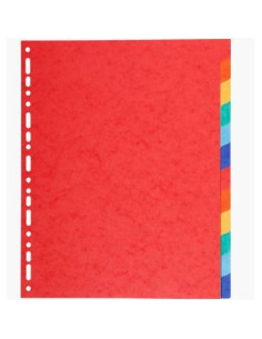 EXACOMPTA SEPARADORES 12 POSICIONES A4 MAXI CARTULINA 220GR