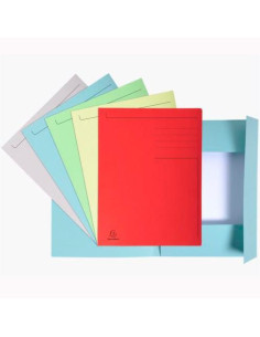 EXACOMPTA SUBCARPETA IMPRESA 3 SOLAPAS FOREVER A4 280GR COLORES SURTIDOS