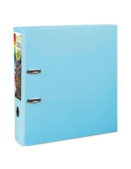 EXACOMPTA ARCHIVADOR PALANCA PREM`TOUCH PP A4 MAXI LOMO DE 80MM RADO AZUL CLARO