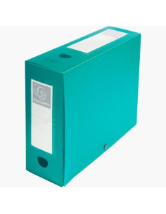 EXACOMPTA CARPETA DE PROYECTOS EXABOX LOMO 100MM CBROCHE 710 PP OPACO VERDE