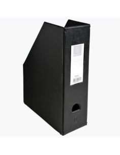 EXACOMPTA REVISTERO LOMO 100MM A4 CARTON FORRADO DE PLASTICO PP NEGRO