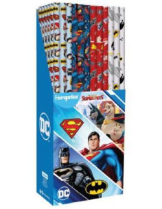EUROPRICE ROLLO DE PAPEL DE REGALO ROLLO 70CM X 2M SUPERHÉROES