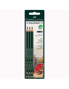 FABER CASTELL LÁPIZ DE GRAFITO 9000 HB BLISTER 3 UD