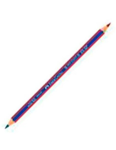 FABER CASTELL LAPIZ BICOLOR 2160 RB ROJO-AZUL