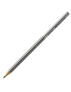 FABER CASTELL LÁPIZ GRIP ECOLÓGICO GRAFITO MODELO 2001 HB GRIS