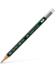 FABER CASTELL LÁPIZ CORTO CON GOMA PARA RECAMBIO 9000 B