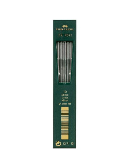 MINAS  FABER-CASTELL TK 9071  20 - 3H ESTUCHE de 10