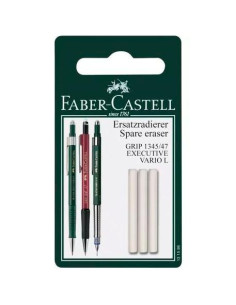 FABER CASTELL GOMA DE BORRAR PARA REPUESTO PORTAMINAS -BLISTER 3U-
