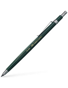 FABER CASTELL PORTAMINAS TK4600 2MM CLIP DE METAL CAFILAMINAS VERDE