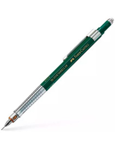FABER CASTELL PORTAMINAS TK-FINE VARIO L 05MM CLIP DE METAL Y GOMA DE BORRAR VERDE