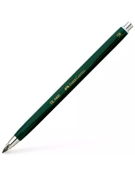 FABER CASTELL PORTAMINAS TK9400 315MM MINA 5B VERDE