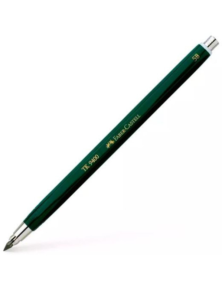 FABER CASTELL PORTAMINAS TK9400 315MM MINA 6B VERDE