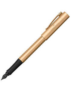 FABER CASTELL PLUMA ESTILOGRÁFICA GRIP EDITION F ORO