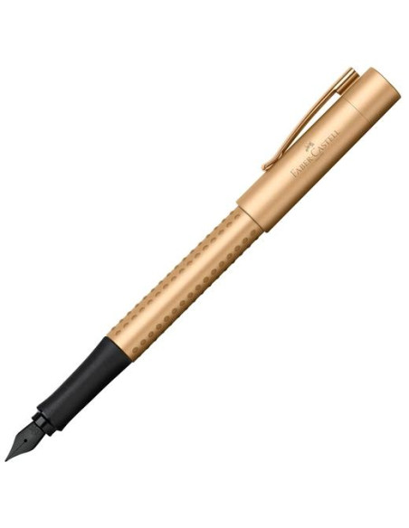 FABER CASTELL PLUMA ESTILOGRÁFICA GRIP EDITION F ORO