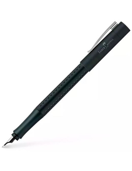 FABER CASTELL PLUMA ESTILOGRÁFICA GRIP 2011 EF NEGRO MATE
