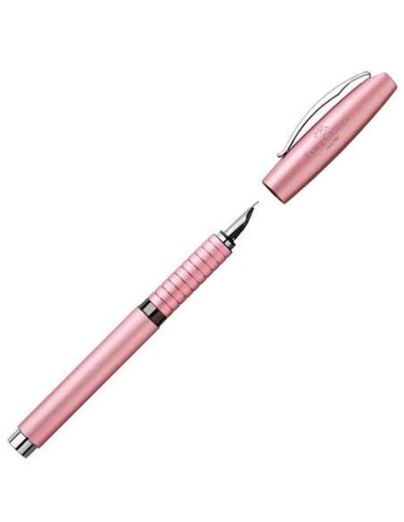 FABER CASTELL PLUMA ESTILOGRÁFICA ESSENTIO F ALUMINIO ROSÉ
