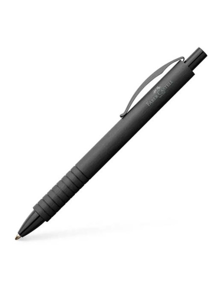 FABER CASTELL BOLÍGRAFO ESSENTIO ALUMINIO B TINTA NEGRA RECARGABLE NEGRO MATE