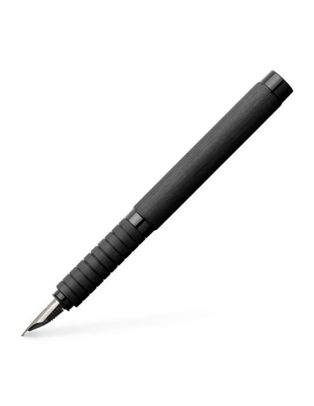 FABER CASTELL PLUMA ESTILOGRÁFICA ESSENTIO F ALUMINIO NEGRO MATE