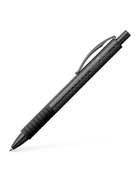 FABER CASTELL BOLÍGRAFO ESSENTIO CARBONO B TINTA NEGRA RECARGABLE NEGRO