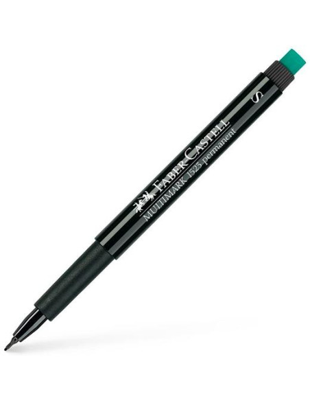 FABER CASTELL ROTULADOR PERMANENTE MULTIFUNCIONAL MULTIMARK S CON GOMA INTEGRADA NEGRO