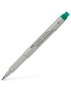 FABER CASTELL ROTULADOR NO PERMANENTE MULTIFUNCIONAL MULTIMARK S CON GOMA INTEGRADA VERDE