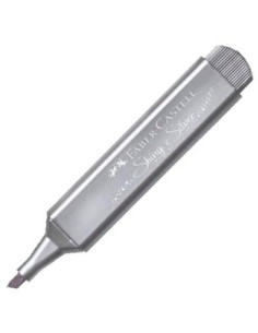 FABER CASTELL MARCADOR TEXTLINER 46 METÁLICO PLATA