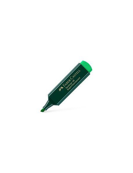 FABER CASTELL MARCADOR FLUORESCENTE TEXTLINER 48 VERDE