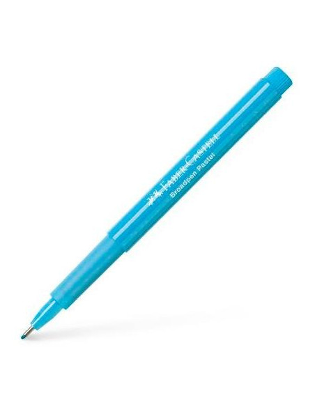 FABER CASTELL ROTULADOR BROADPEN PASTEL 08MM AZUL