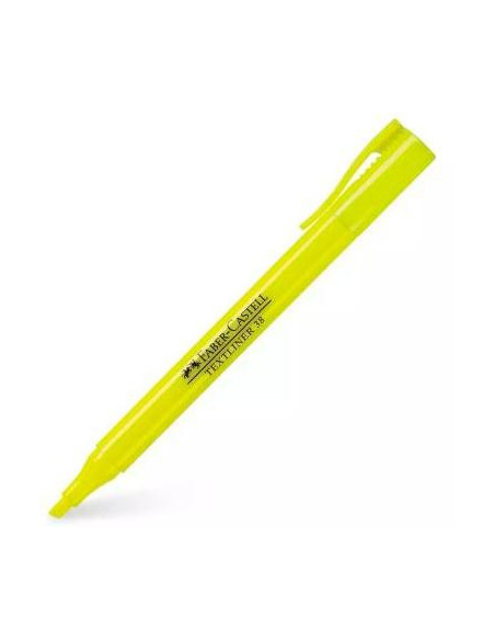 FABER CASTELL MARCADOR FLUORESCENTE TEXTLINER 38 AMARILLO