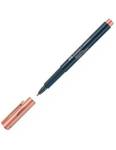 FABER CASTELL ROTULADOR PUNTA DE FIBRA METALLICS MARKER COPPER CABANA