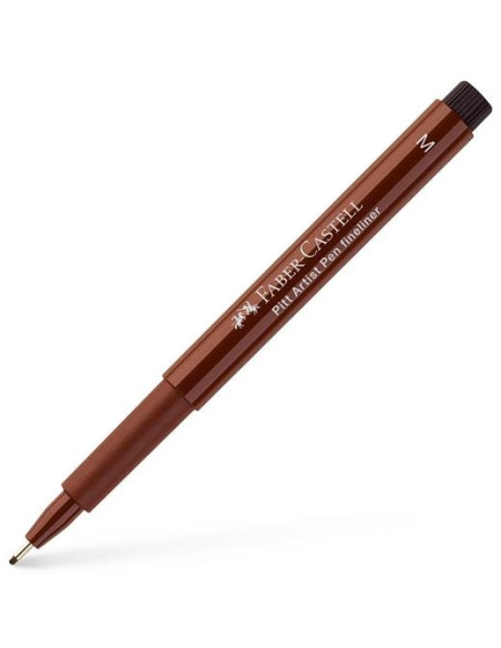 FABER CASTELL ROTULADOR PERMANENTE PITT ARTIST PEN FINELINER M 07MM SEPIA OSCURO
