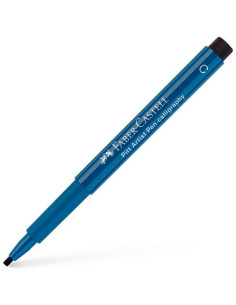 FABER CASTELL ROTULADOR PERMANENTE PITT ARTIST PEN CALLIGRAPHY 25MM AZUL DE IDANTRENO