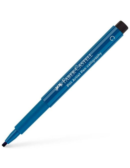 FABER CASTELL ROTULADOR PERMANENTE PITT ARTIST PEN CALLIGRAPHY 25MM AZUL DE IDANTRENO