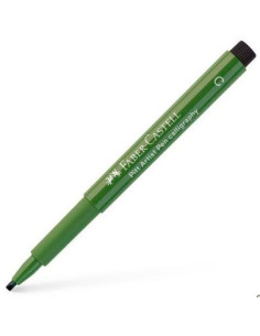 FABER CASTELL ROTULADOR PERMANENTE PITT ARTIST PEN CALLIGRAPHY 25MM VERDE ÓXIDO CROMO