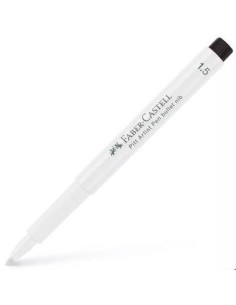 FABER CASTELL ROTULADOR PERMANENTE PITT ARTIST PEN PUNTA REDONDA 15MM BLANCO