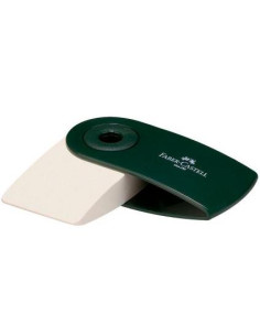 FABER CASTELL GOMA DE BORRAR SLEEVE CON FUNDA VERDE