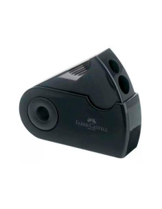 FABER CASTELL AFILALÁPICES DOBLE FUNDA Y DEPÓSITO NEGRO