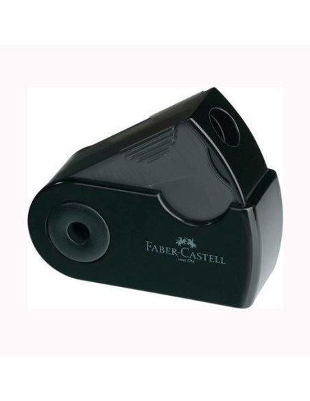 FABER CASTELL AFILALÁPICES SLEEVE MINI CON FUNDA Y DEPÓSITO NEGRO