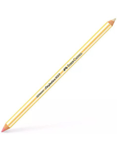 FABER CASTELL LÁPIZ GOMA MIXTO PERFECTION 7057 DOBLE PUNTA PARA TINTA Y GRAFITO