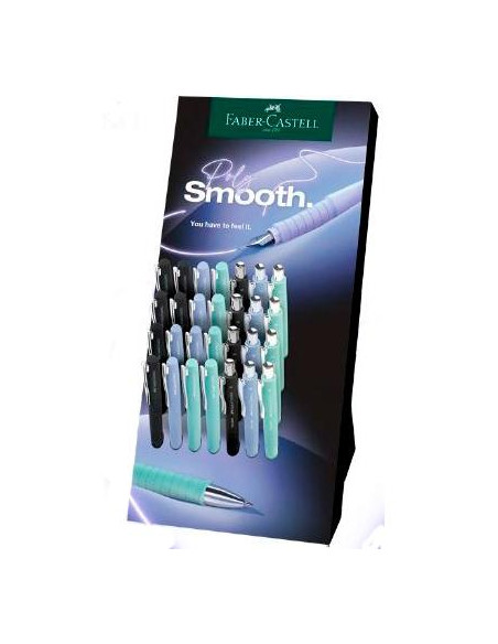 EXPOSITOR FABER-CASTELL POLY PEN & POLY BALL SURTIDO de 28 UNIDADES