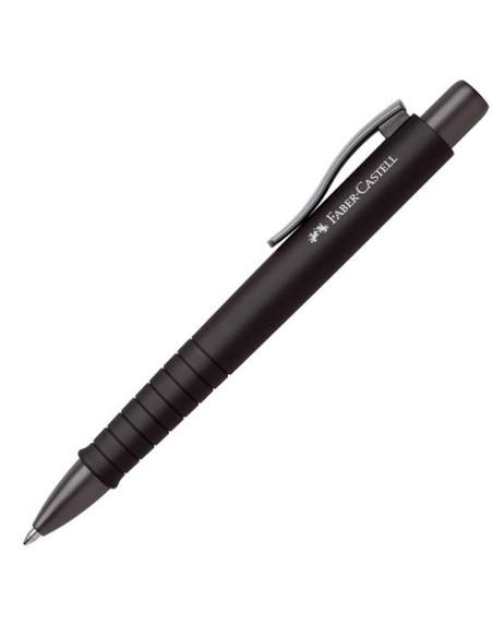 FABER CASTELL BOLÍGRAFO POLY BALL URBAN TINTA AZUL XB RECARGABLE NEGRO