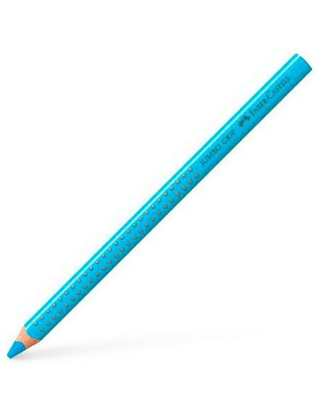 FABER CASTELL LÁPICES DE COLORES JUMBO GRIP UNICOLOR AZUL CLARO